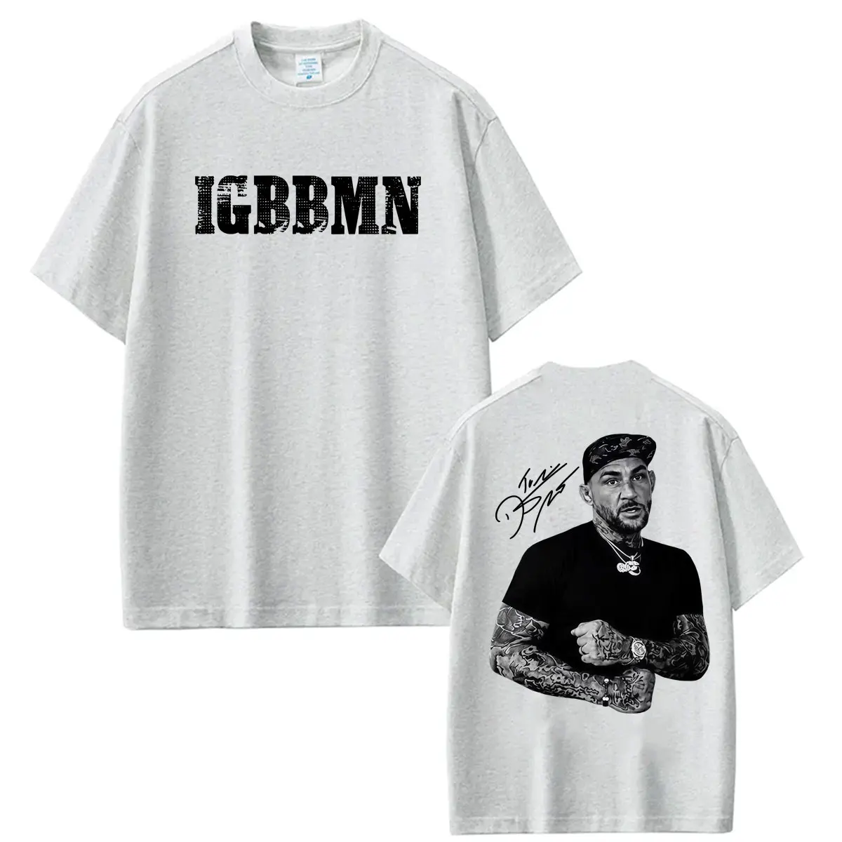 Igbbmn Dustin Poirier Viral Meme Vintage Grafik T-Shirt Herrenmode Humor Klassische T-Shirts Baumwolle Casual Kurzarm T-Shirt – Detail 6