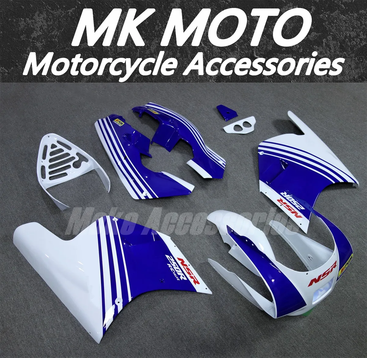 

Fairings Kit Fit For NSR MC18 Bodywork Set High Quality Abs Blue White Handmade mould