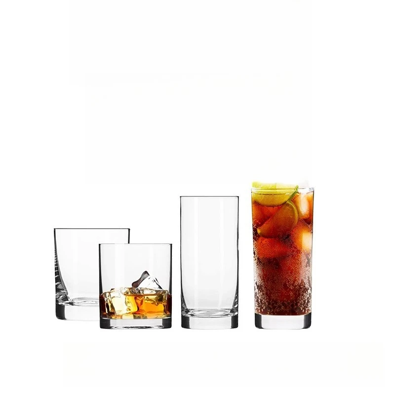 

Transparent glass water cup, household classical beer cup