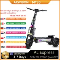ARWIBON MT30 Electric Scooter For Adult 6000W Motor 60V 27AH E-Scooter 13 Inch Vacuum Off-Road Tires Off-Road Escooter