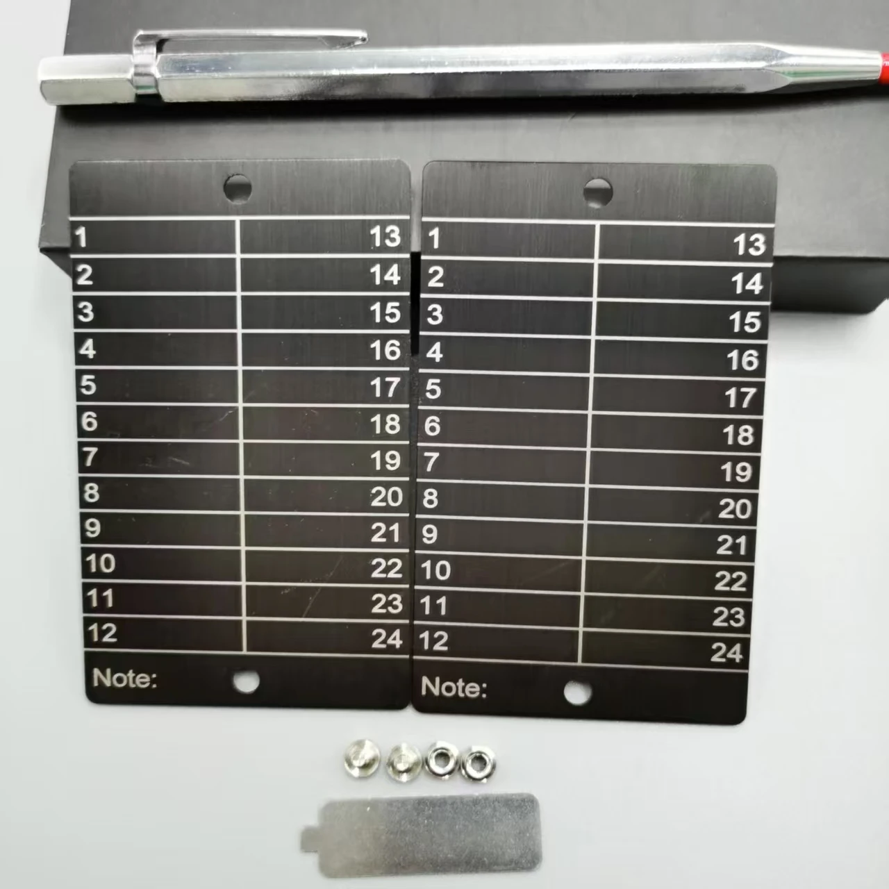 A set of stainless steel cryptocurrency wallets for hardware cold backup seed storage, suitable for Bitcoin, compatible with Bip