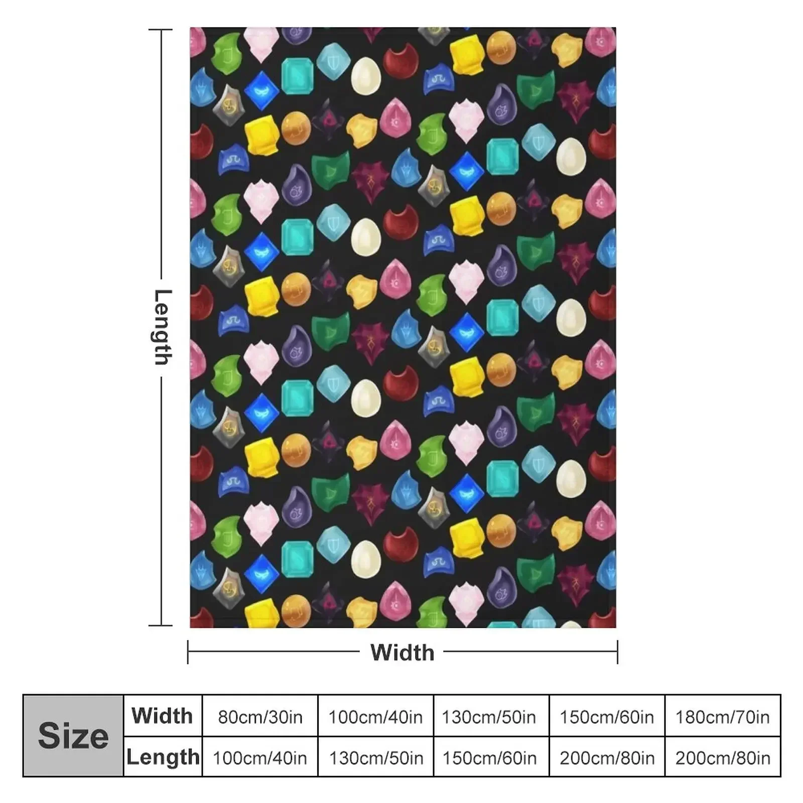 All the Soul Stones Throw Blanket blankets and throws Personalized Gift Bed Fashionable Blankets