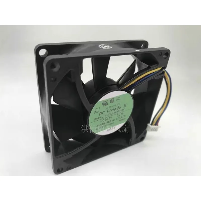 hjy-1-ピース-サーボ-ファン-pudc24k-4s-611-dc-245v-22w-8cm-8025-ファン