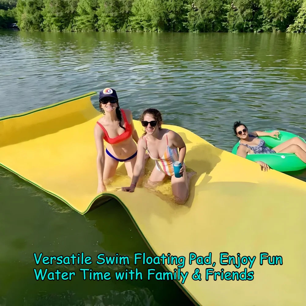 Water Party Floating Pad Portable Swim Relax Float Bed Suitable for Swimming Pool Lake Seaside Vacation Water Entertainment view 4