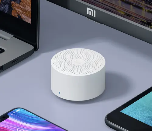 Imagen 2 del producto Original Xiaomi AI versión portátil altavoz inalámbrico Bluetooth Control de voz inteligente altavoz de graves manos libres para vida en casa inteligente