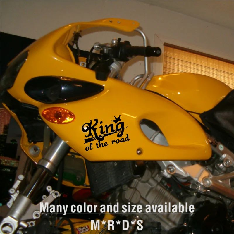 Mult size vinyl car sticker king of the road funny car sticker vinyl decal waterproof car auto sticker car truck bumper rear