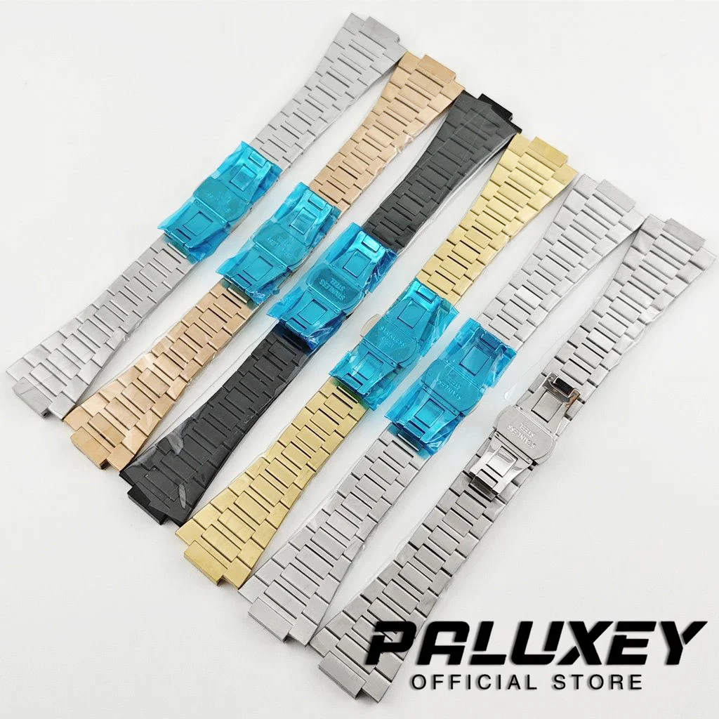 PP Bracelet High Quality Stainless Steel Solid Bracelet for PP CUBITUS Watch Folding Buckle Strap Accessories Repair Parts