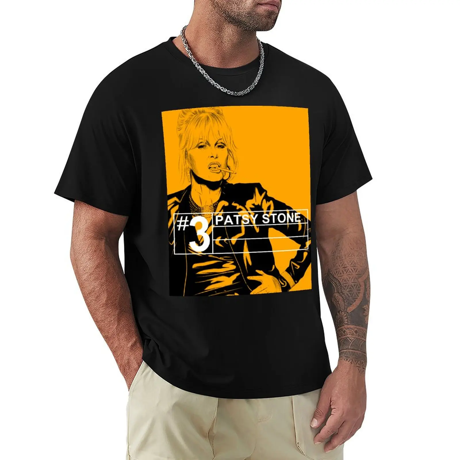 Trainspotting Patsy Stone T-Shirt Big Size Short Sleeve Tee for Men