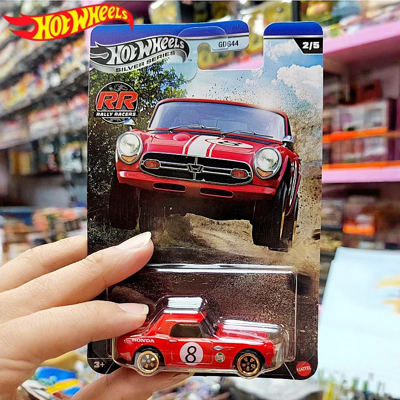

Коллекционная металлическая модель автомобиля Hot Wheels RR RALLY RACERS GDG44 Rrsilver Tensile Series 71 Datsun 510 S800