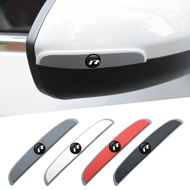 4PCS Car Door Edge Protector Guards Sticker Strip For Volkswagen VW Golf Polo Tiguan T5 Passat b6 Jetta Scirocco Sagitar Touareg