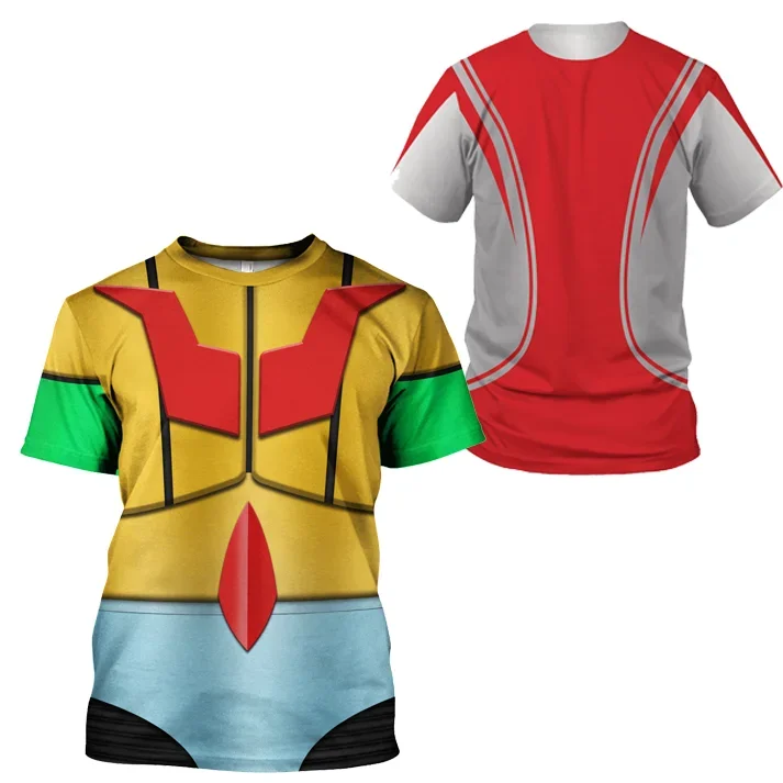 2026 شعبية أنيمي مازنجر Z تأثيري تي شيرت عادية ثلاثية الأبعاد طباعة الاطفال الكرتون التي شيرت الصيف الرجال/النساء Harajuku قصيرة الأكمام Y2k #4