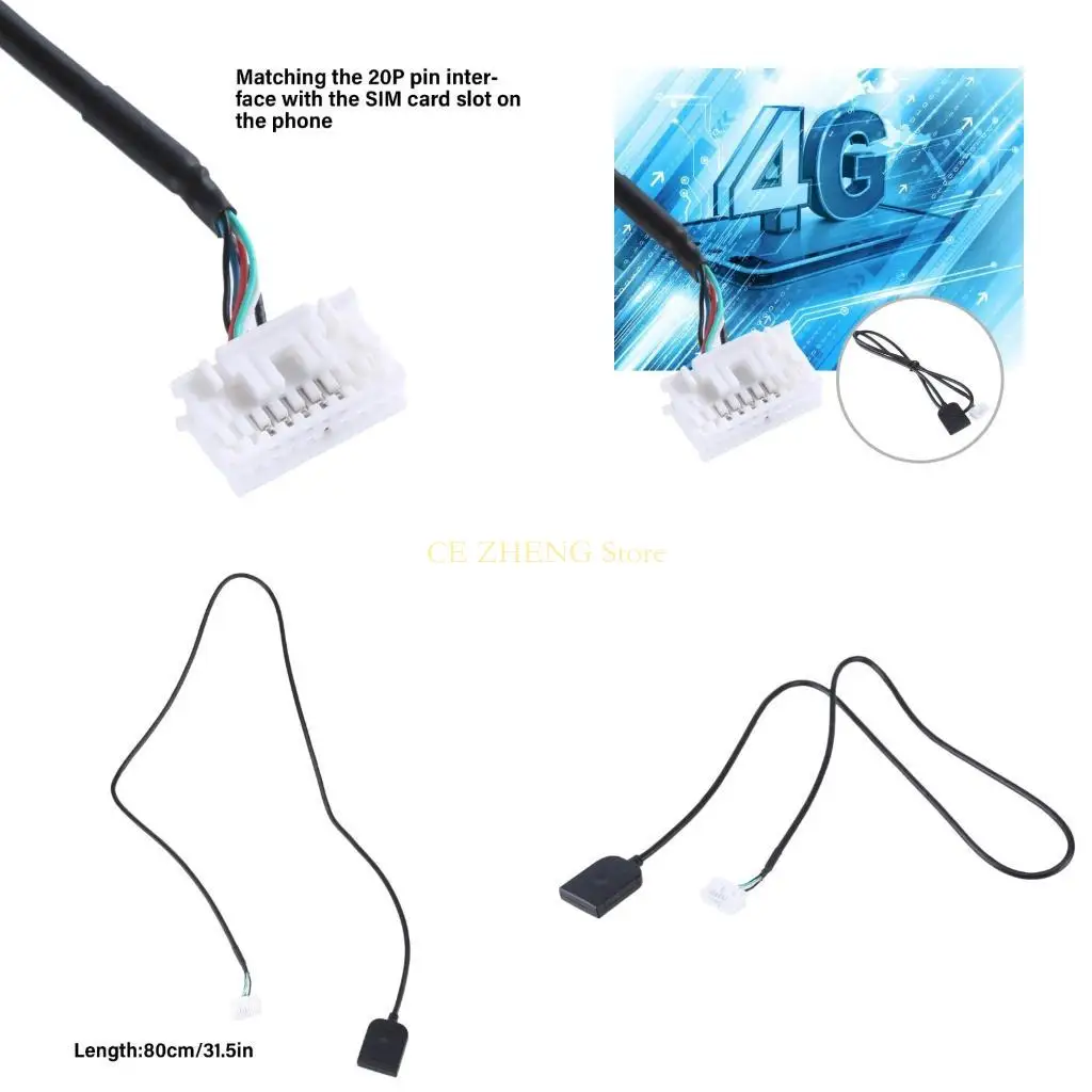 

E56b радио Мультимедиа 4G 20pin Cable Care Accsesories