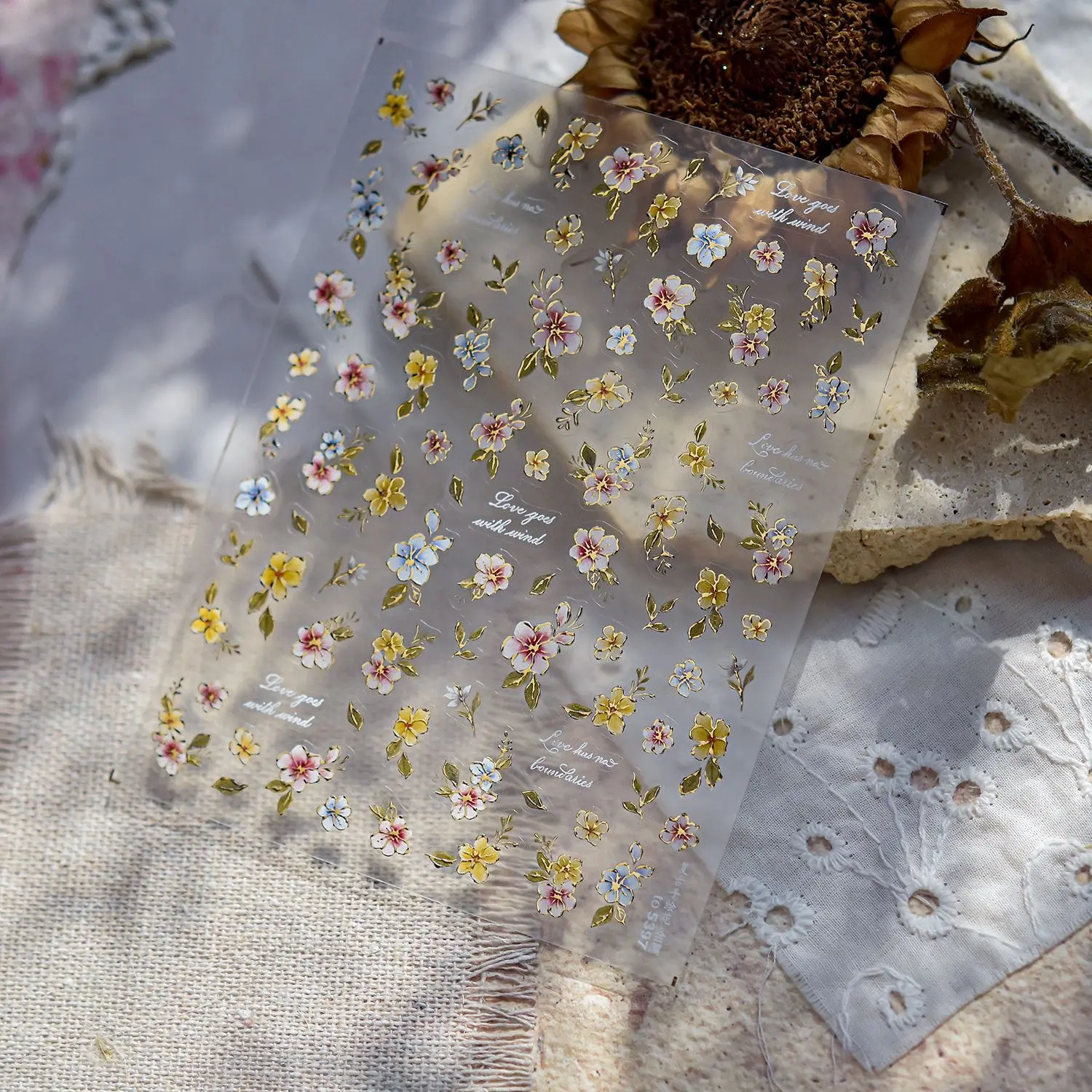 Y2K Fantasy-Wald Insekten 5D Nagelkunst-Aufkleber Elemente Motten Schmetterlinge Bienen Marienkäfer Niedliche Märchenhafte Selbstklebende Nagelkunst-Dekorationen – Detail 10