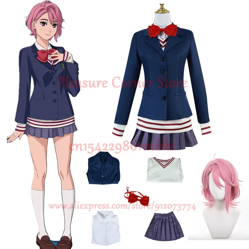 

IN STOCK Shiratori Aira Cosplay Costume DAN DA DAN Anime Dandadan Cosplay Uniform Shiratori Aira Cosplay Suits Full Set Outfit