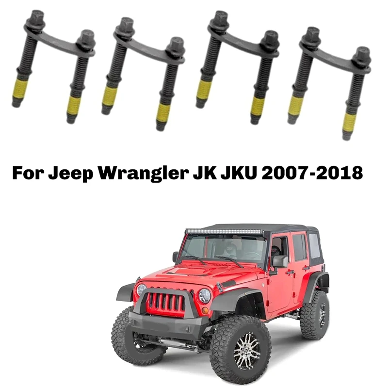 

For Jeep Wrangler JK JKU 2007-2018 Driveshaft Bolts For Front Or Rear CV Joint 6508553AA, 68003249AB