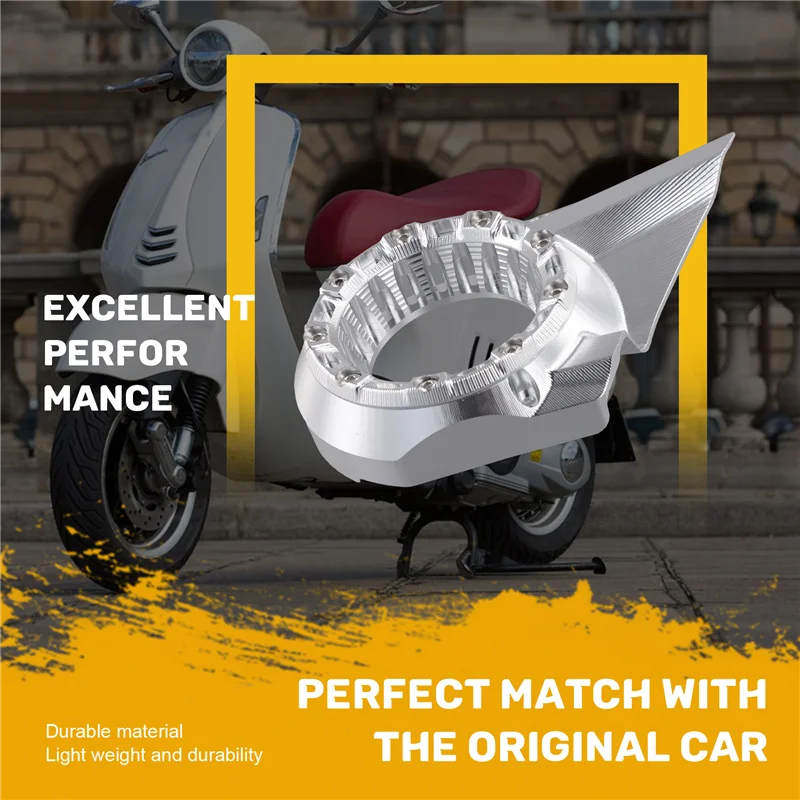 

Better-Motorcycle Modification Engine Cap Air Intake Cover Inspection Glass Transmission Box Guard Engine Cap For Vespa