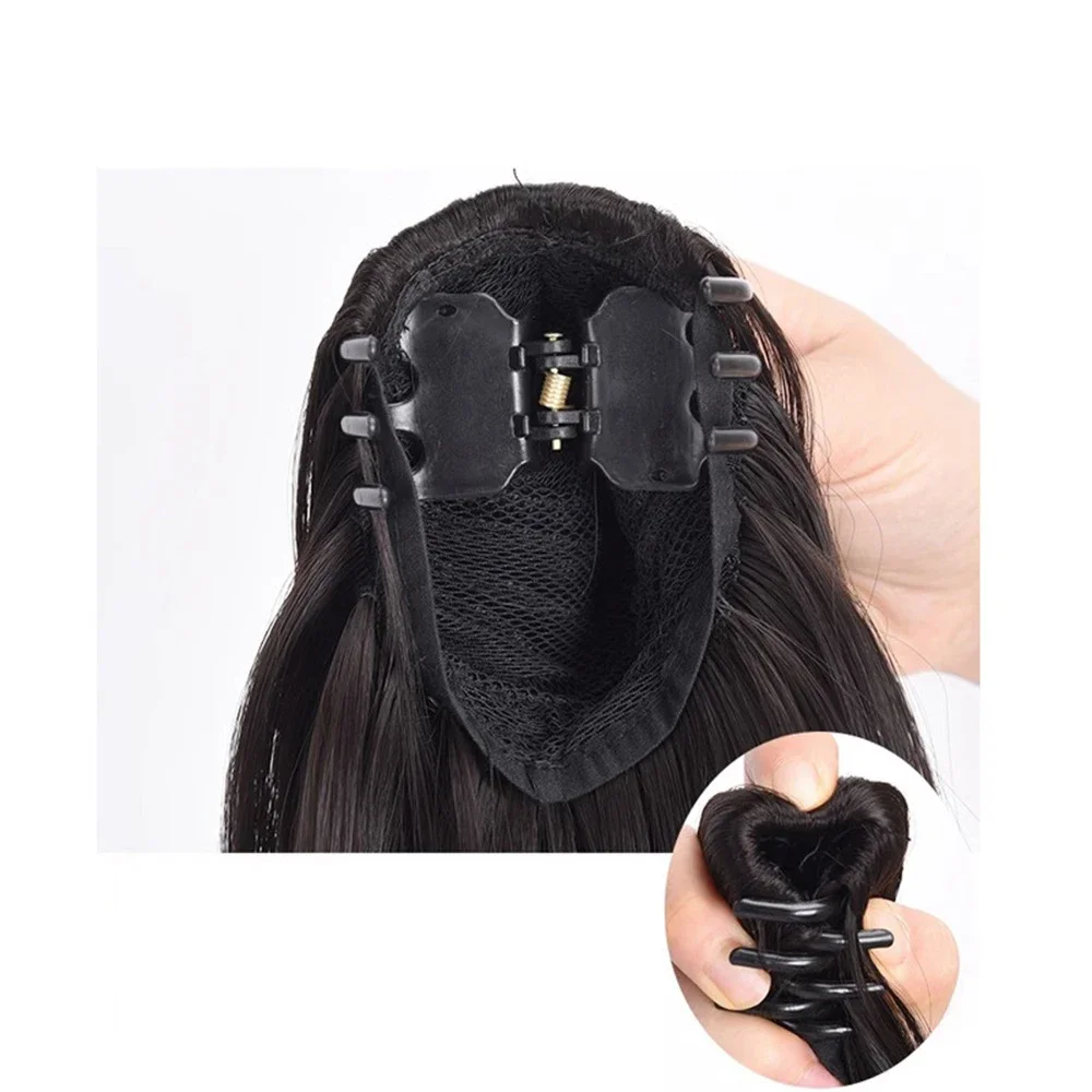 Perruque en cascade de prêle pour femme, cheveux longs féminins, pince à pince à prêle haute, tresse naturelle, augmentation des cheveux moelleux, nouveau