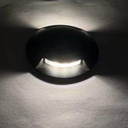 1W 2W 12V Outdoor Waterproof Slim Type LED Underground Light Garden Terrace Lawn Light Staircase Platform Ground Light Spotlight