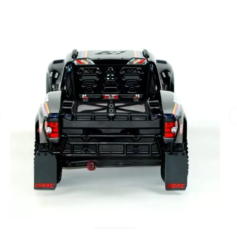 For ARRMA EXB V3 Mojave 1/7 RC Short Course Truck Stainless Steel Skid Plate Chassis Armor Diff Guard Mud Flaps Soft Rubber Part view 6