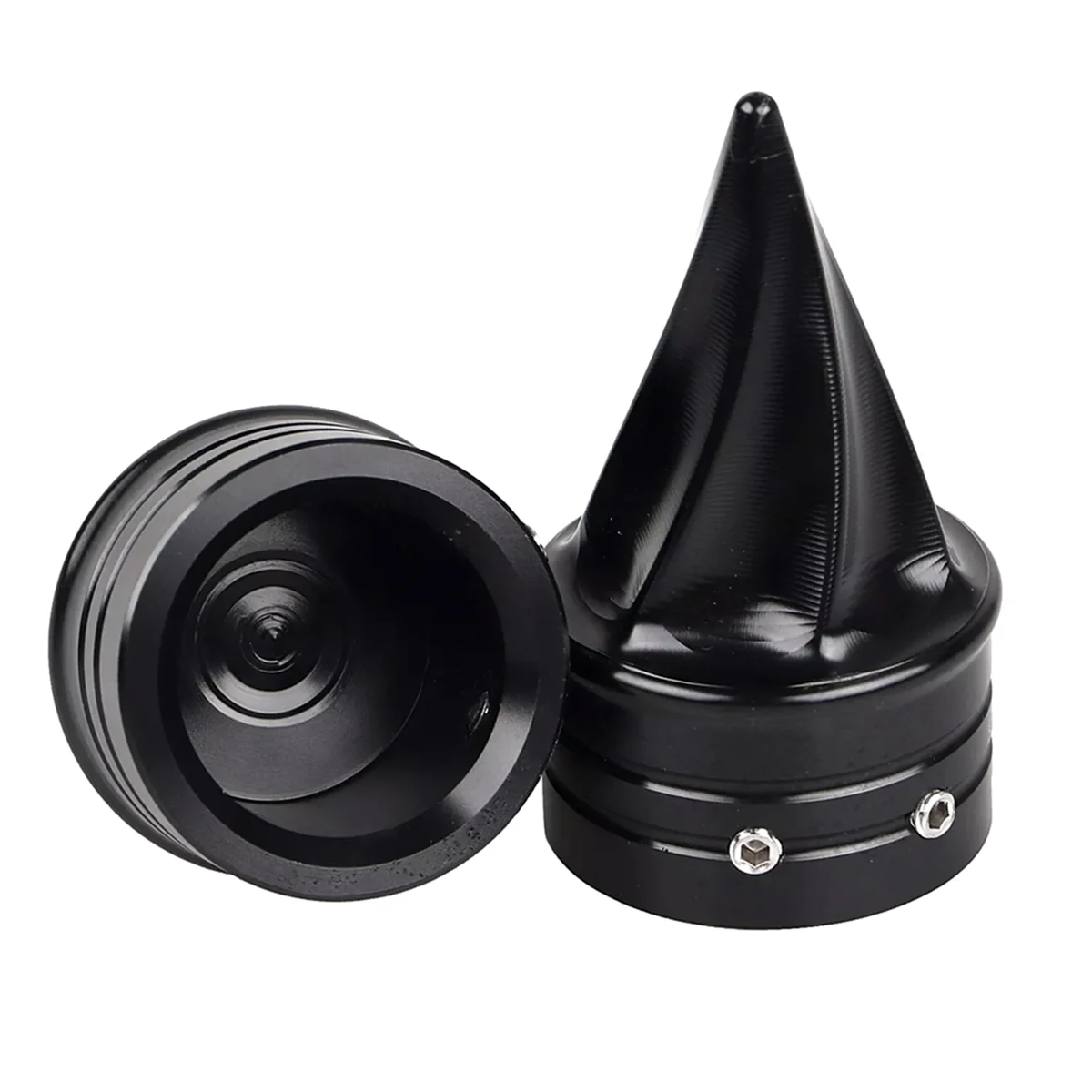 

Black Front Axle Cap Nut Cover for Street Glide Road Low