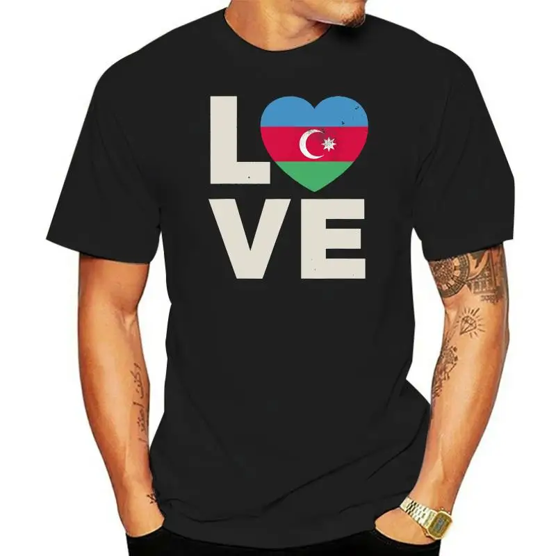 Men T Shirt Azerbaijan Flag Shirt Love Azerbaijani P Women T-Shirt