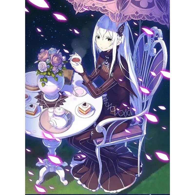 CyAnime Re: الحياة في عالم مختلف من الصفر Echidna فستان تأثيري حلي المرأة السوداء هالوين كرنفال ملابس مخصص