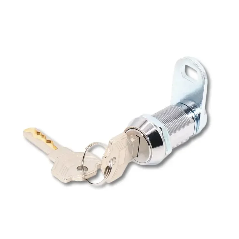 for High Security European Cylinder Door Cabinet Lock Zinc Alloy Thumb Turn Key Code White Finish Security Panel Lock