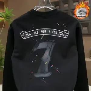 جديد الخريف العصرية العلامة التجارية الرقمية المطبوعة جولة الرقبة البلوز الرجال عارضة العصرية تي شيرت جولة الرقبة عارضة قميص #6