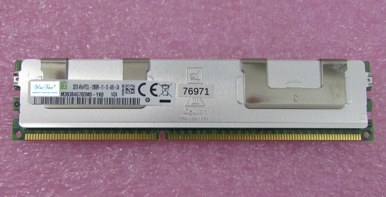 

Для NF5588 NF5280 NF5270 M3 PC3L-12800R server 32G DDR3 1600 REG ECC M393B4G70DM0-YK0