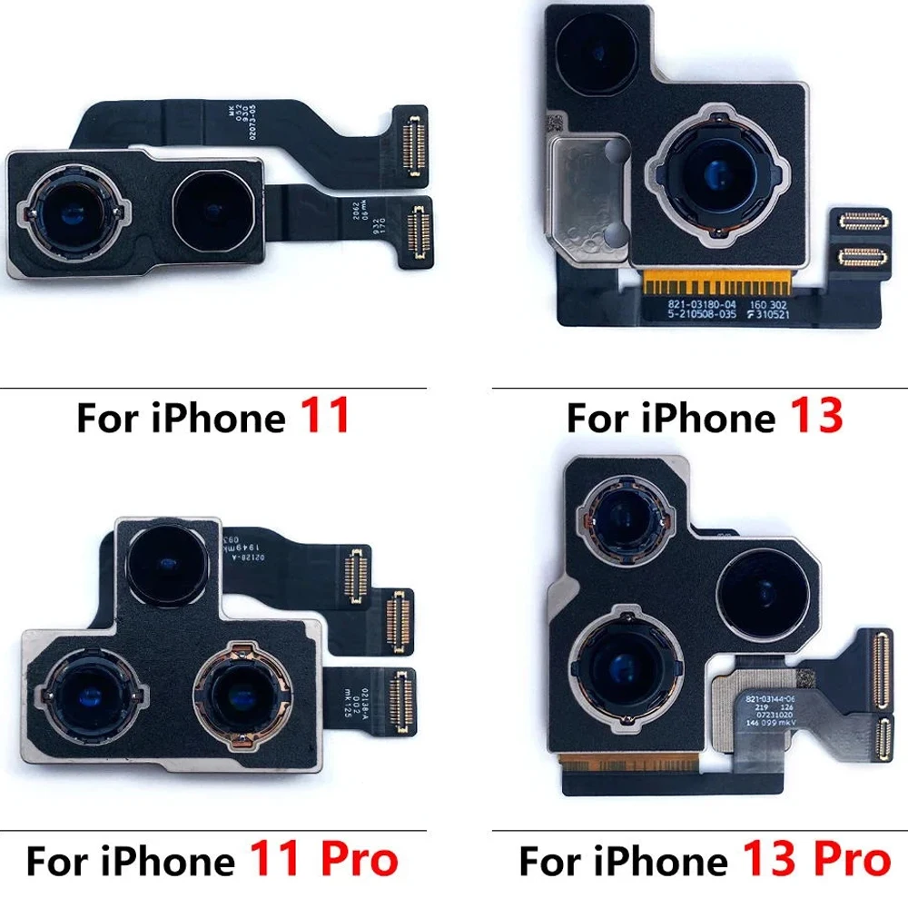 NEW Tested Rear Big Back Camera Module Flex Cable Replacement Repair Part For IPhone 11 12 13 14 Pro Max Mini 14 Plus