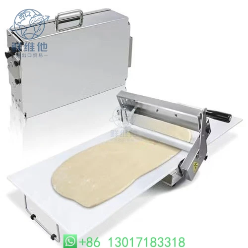 

Manual Tabletop Dough Sheeter Pastry Press for Home Baking Pizza Croissant Bread Making Machine
