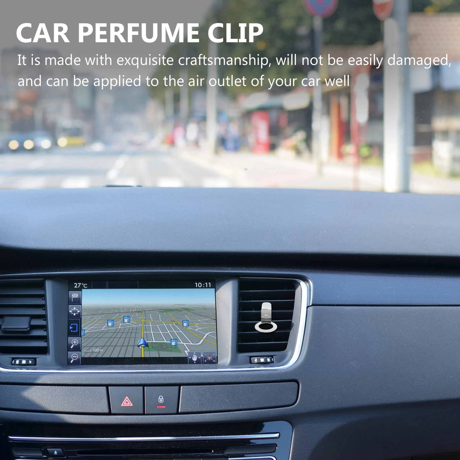 

24Pcs Car Aroma Clip Easy Install Firm Fixation for Car Air Vent Outlet Elegant Auto Perfume Holder Wide Compatibility