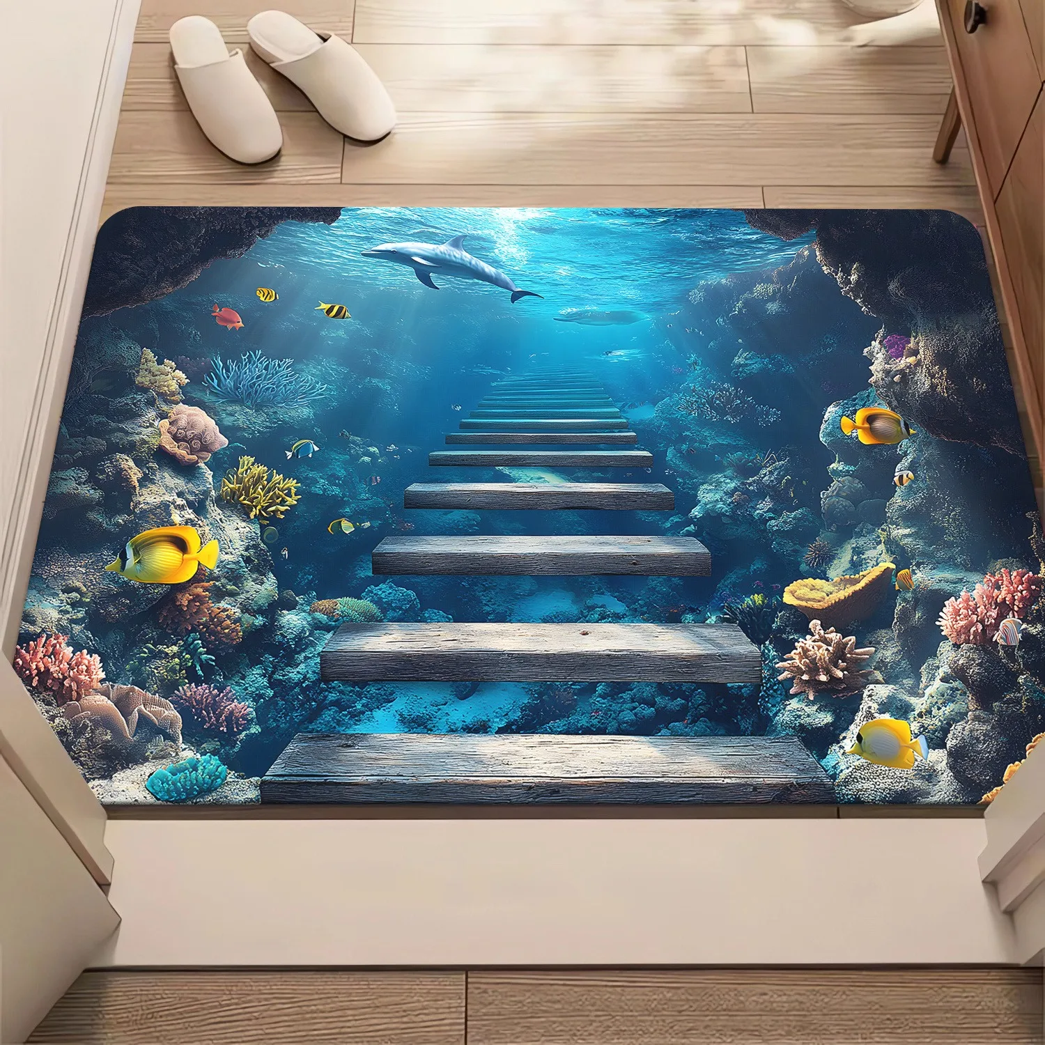 

1PC 3D Pattern Kitchen Rugs Non-Slip Home Door Mats Pop design Bathroom Rugs Bath Mat Carpet for Home Sink Laundry Decor