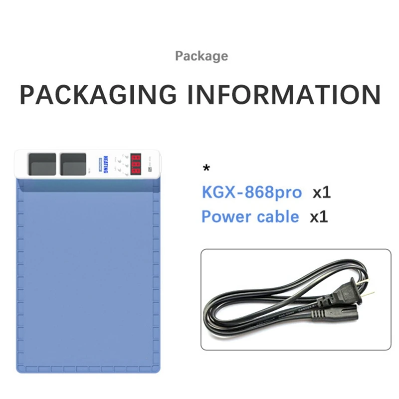 LCD Separator Silicone Preheating Pad for Phones Tablet Display Disassembly Heating Plate HeatingPad for PhoneRepair(US)