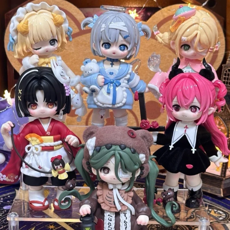 

Genuine Miya The Critical Poin Series Blind Box Figures Cute Anime Figurines Desktop Ornaments Kawaii Trendy Toys Mysterious Box