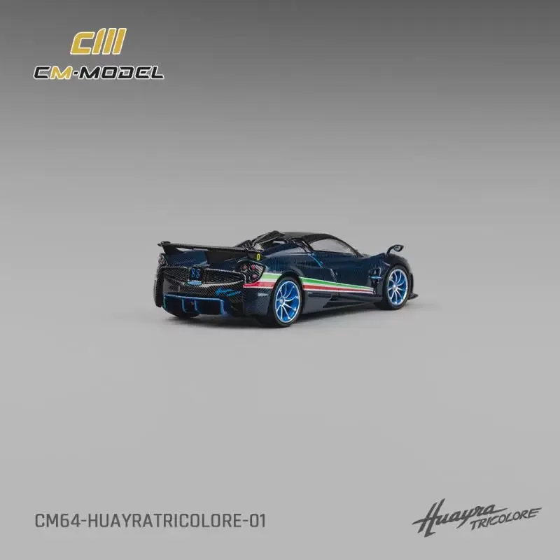 MODÈLE CM 1/64 Pagani Huayra Modèle de voiture en alliage tricolore - En stock