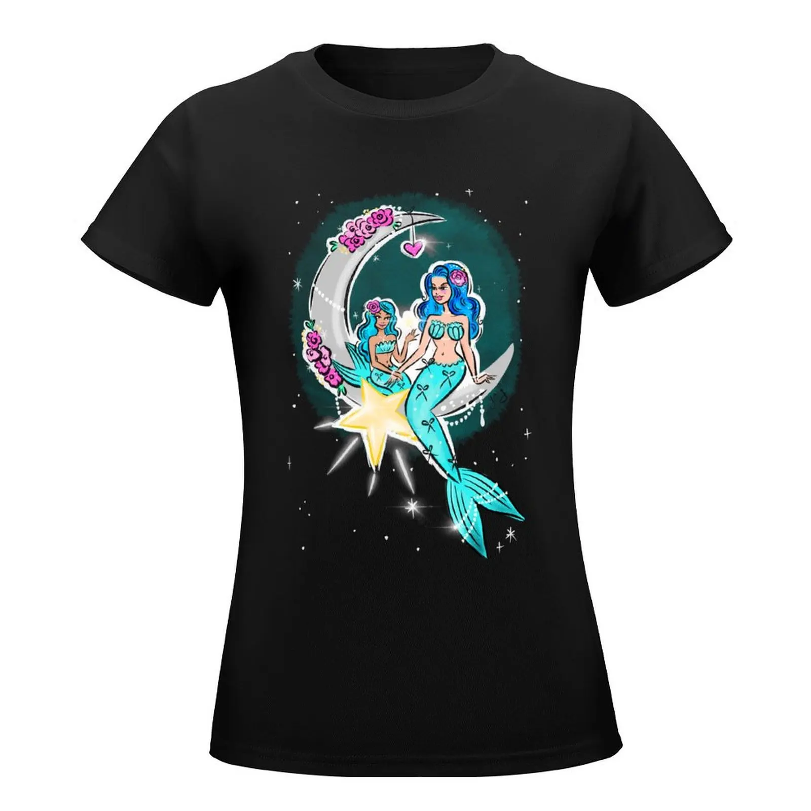 Jasmine Moon T-Shirt Female clothing plus size tops cute tops cute t-shirts for Women