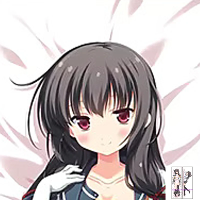 

Dakimakura Anime Pillow Cover Isokaze Double Sided Print Life-size Body Decoration