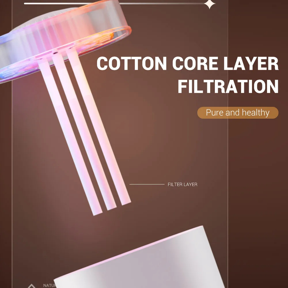 Fabrikversorgung 3L USB-Ultraschall-Luftbefeuchter, bunter LED-Aromaöl-Diffusor, große Kapazität, kühler, warmer Nebel, intelligenter Luftbefeuchter