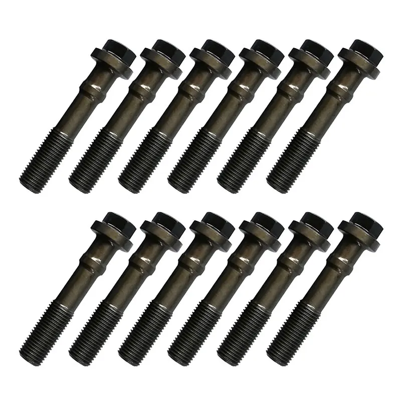 12 PCS Connecting Rod Bolt 3900919 Compatible With Cummins 4BT 4BTA 6B 4B 6BT 6BTA