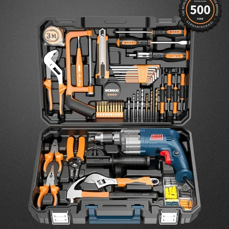 

Potable Handyman Tool Box Trolley Electrician Pouch Full Set Plastic Drill Case Tool Box Caixa De Ferramentas Garage Accessories