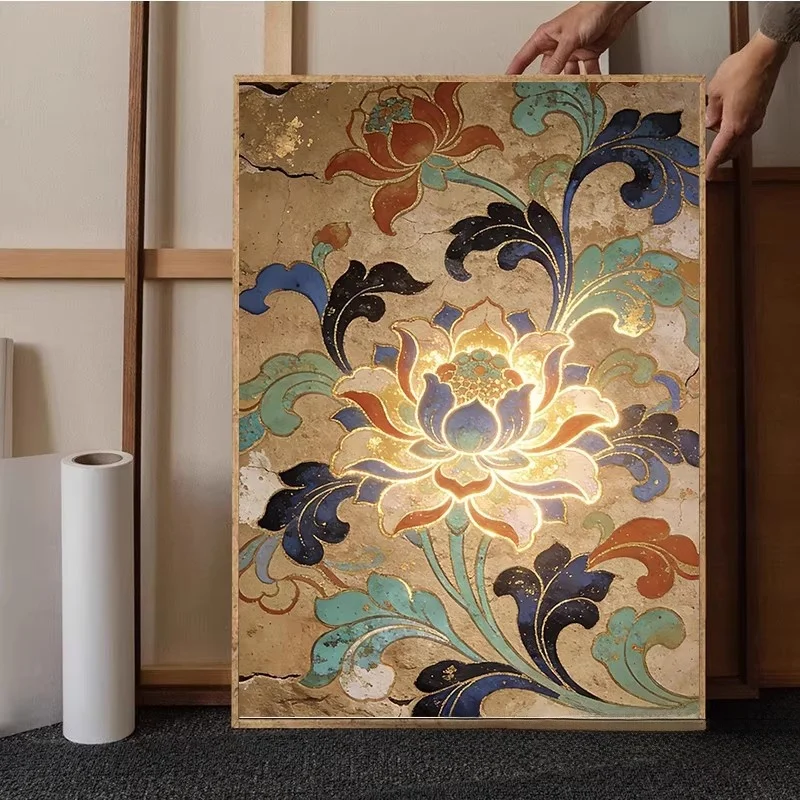 

Новинка 2026: Набор для вышивания крестиком Ele «Сердце лотоса, отражающее все сущее», алмазная вышивка, маленькие элементы, для домашнего декора