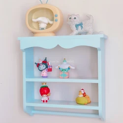 Fresh and Simple Wall Hanging Shelf Girls Dormitory Bedroom Wall Surface Decoration Shelf Children's Toy Model Display Table