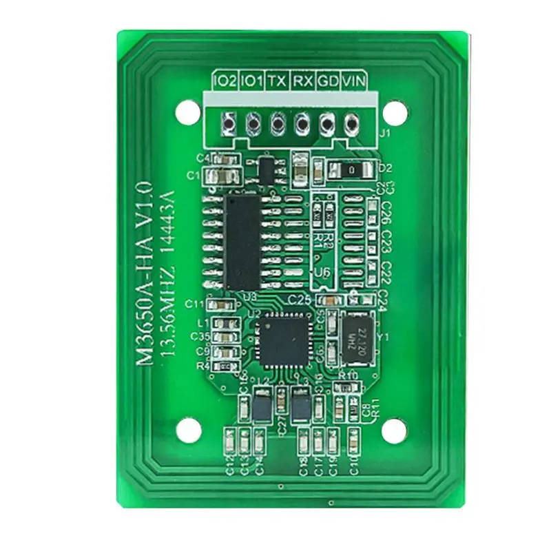 

(Flash Sale) M3650A-HA RFID Reader Writer 13.56Mhz IC Card Reader UART TTL 3.3-5V RFID Tag Reader F08 S50 S70 Card Reader Module