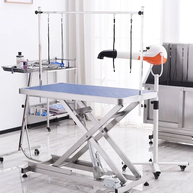 Electric lifting dog grooming tables hydraulic grooming table for sale