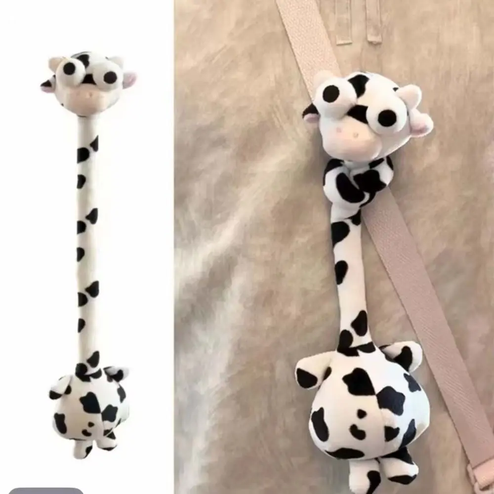 

Funny Design Long Neck Chicken Keychain Cute Style White Color Giraffe Bag Pendant 40CM Creative Gift Pink Pig Pendant
