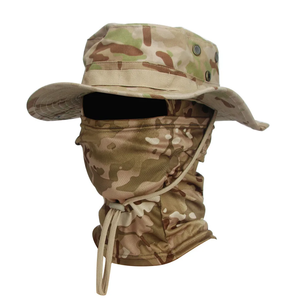 Gorra Boonie camuflaje pesca protección solar plegable