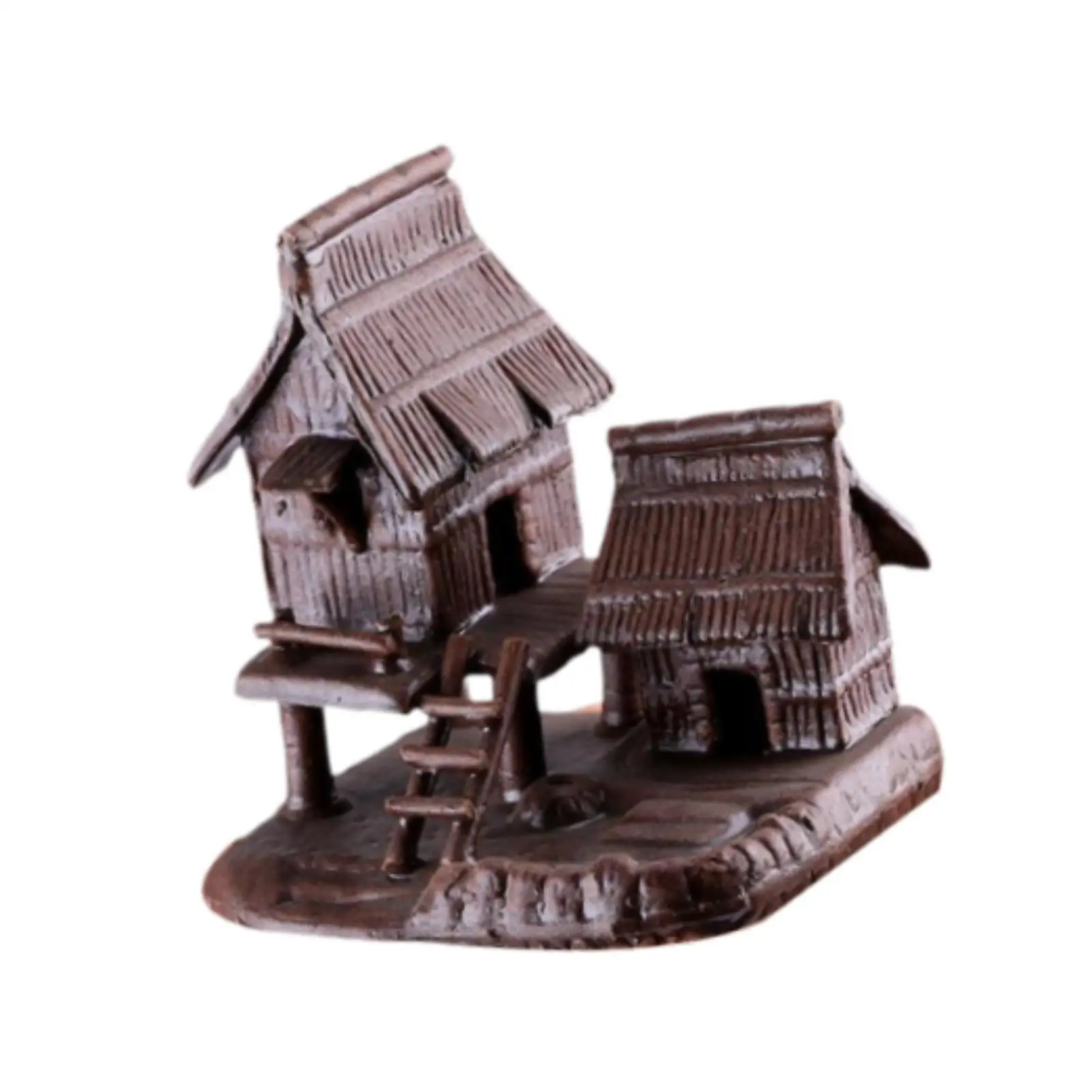 Aquarium Decorated Traditional Chinese Building Sculpture Fish Tank Decoration for Garden Flower Pot Home Micro Landscape Indoor