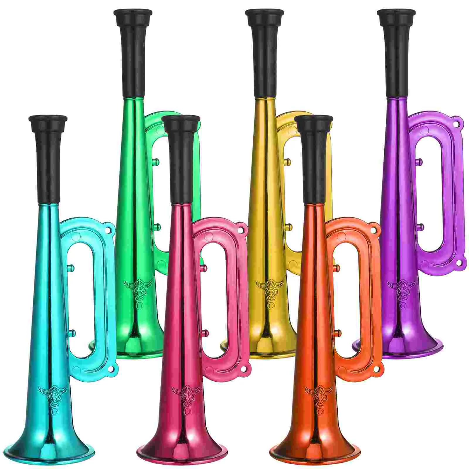 6 Pcs Children's Trumpet Kids' Toy Trumpets Toys Horn Game Cheering Horns Party Supplies Plastic Models Toddler