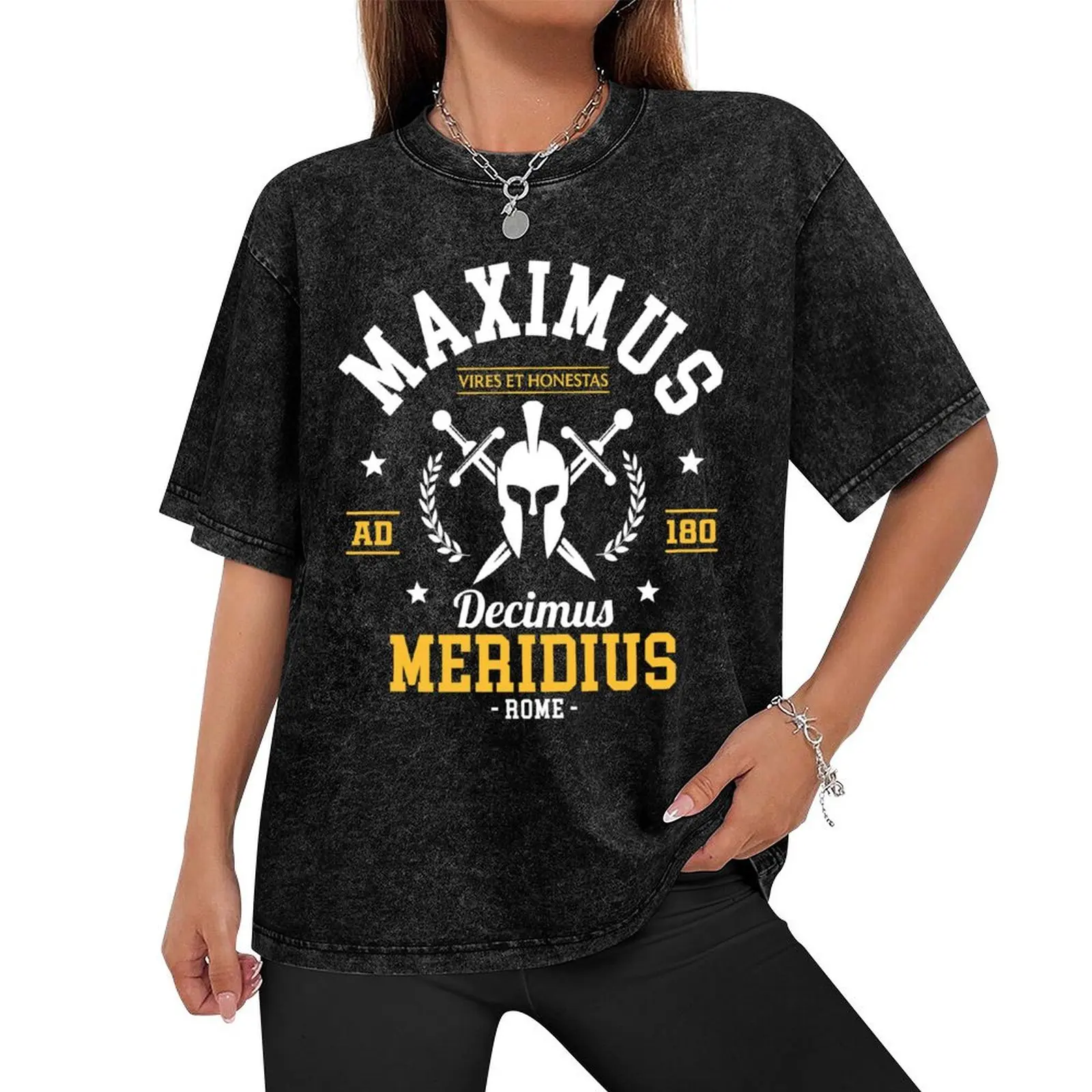 Maximus Decimus Meridius T-Shirt for a boy hippie clothes graphic tee shirt Men's clothing